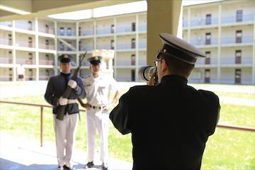 Students part of yearbook at VMI, a military college in Virginia